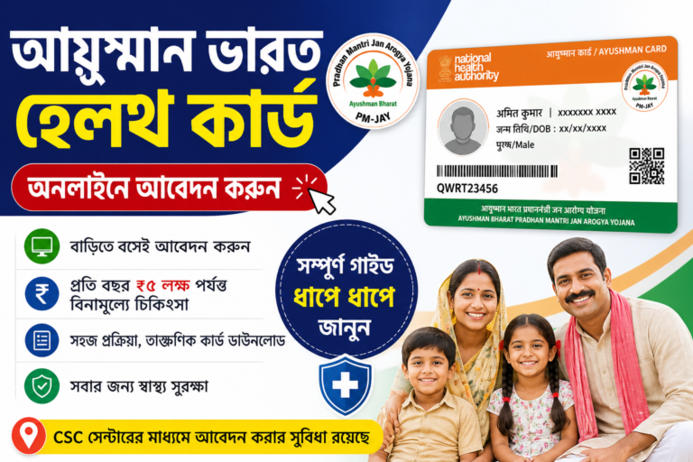 ayushman Bharat health card online